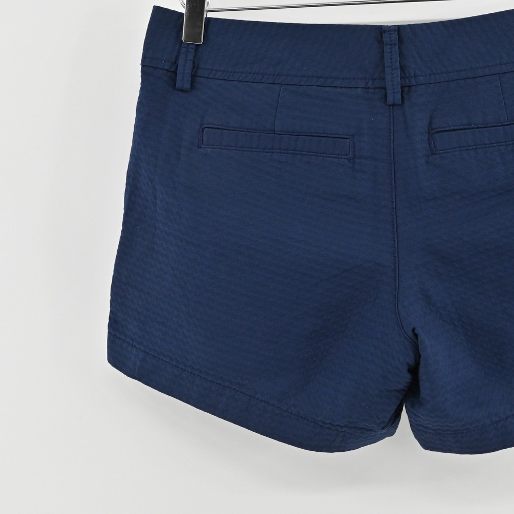 Lilly Pulitzer Callahan Shorts Womens Size 0 Navy Blue 5" Seersucker‎ Nautical - Picture 11 of 13